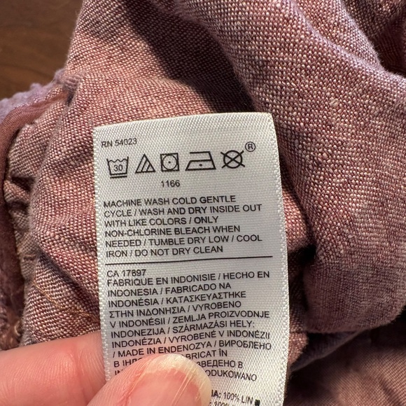 Athleta linen drawstring pants - size 4 - Picture 5 of 11